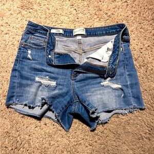 Denim shorts